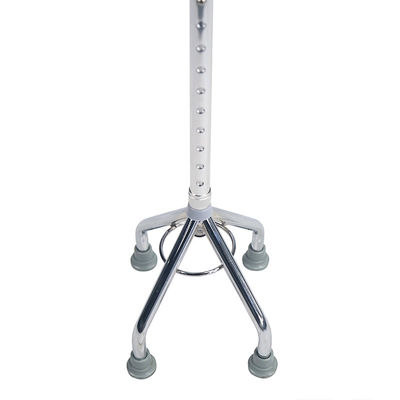 Wholesale Adjustable Four Leg Walking Stick Cane For Elderly Home care Hospital