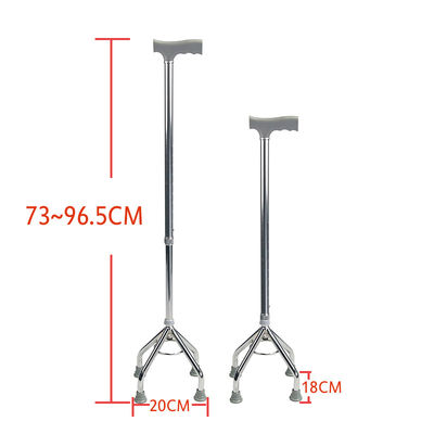 Wholesale Adjustable Four Leg Walking Stick Cane For Elderly Home care Hospital