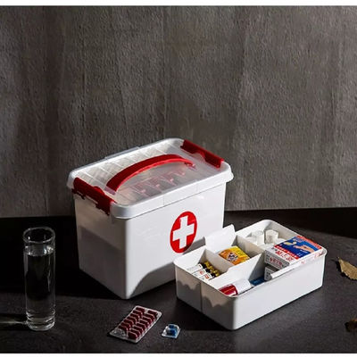 Family  first aid kit box household first aid equipment  medication  Plastic Storage Container Box case Cabinet