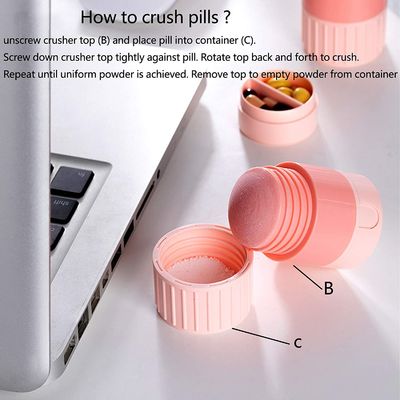 4 in 1Pill Cutter Pill Crusher Pills Cutter Crush Splitter Grinder Tablets Medicine Slicer  for Cutting Oblong Round large pills
