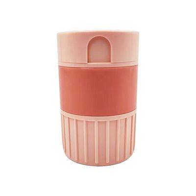 Four-in-one Dust-proof Pill Box with Pill Cutter Portable 6.3*4.2cm ABS Pill Dispenser Box