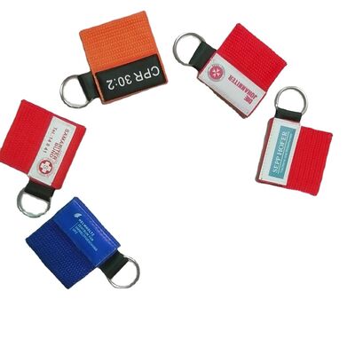 CPR Face Mask  Gift Present Kit Promotion of First Aid Deluxe  with Key Chain