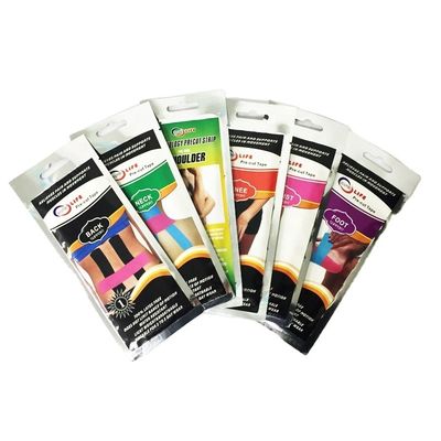 CE Certified High Quality Adhesive Elastic  Safety Therapy  Medical  Muscle Sports Pre -cut Kinesiology Tape
