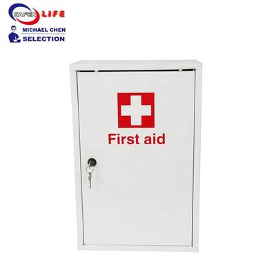 Wall mounted medicine steel metal first aid box for medical equipment