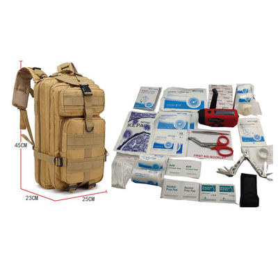 Sacs de sauvetage tremblement de terre sac médical sac de traumatologie sac de secours en cas de catastrophe sac d'équipement de survie kit sac à dos