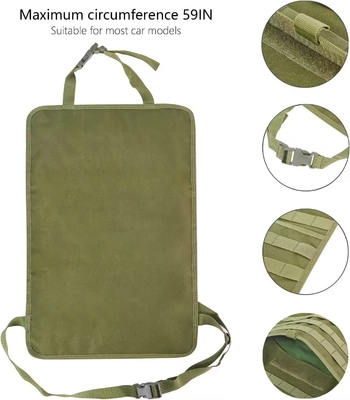 Tactical Truck Organizer 0.17KG Green Oxford Cloth Molle Bag