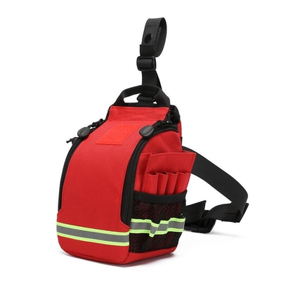 Trousse de premiers secours en tissu Oxford 1000D de 15x11x22cm pour le camping et la randonnée