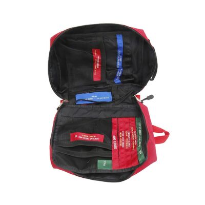 Trousse de premiers secours complète avec compartiments étiquetés, trousses d'urgence du système Molle